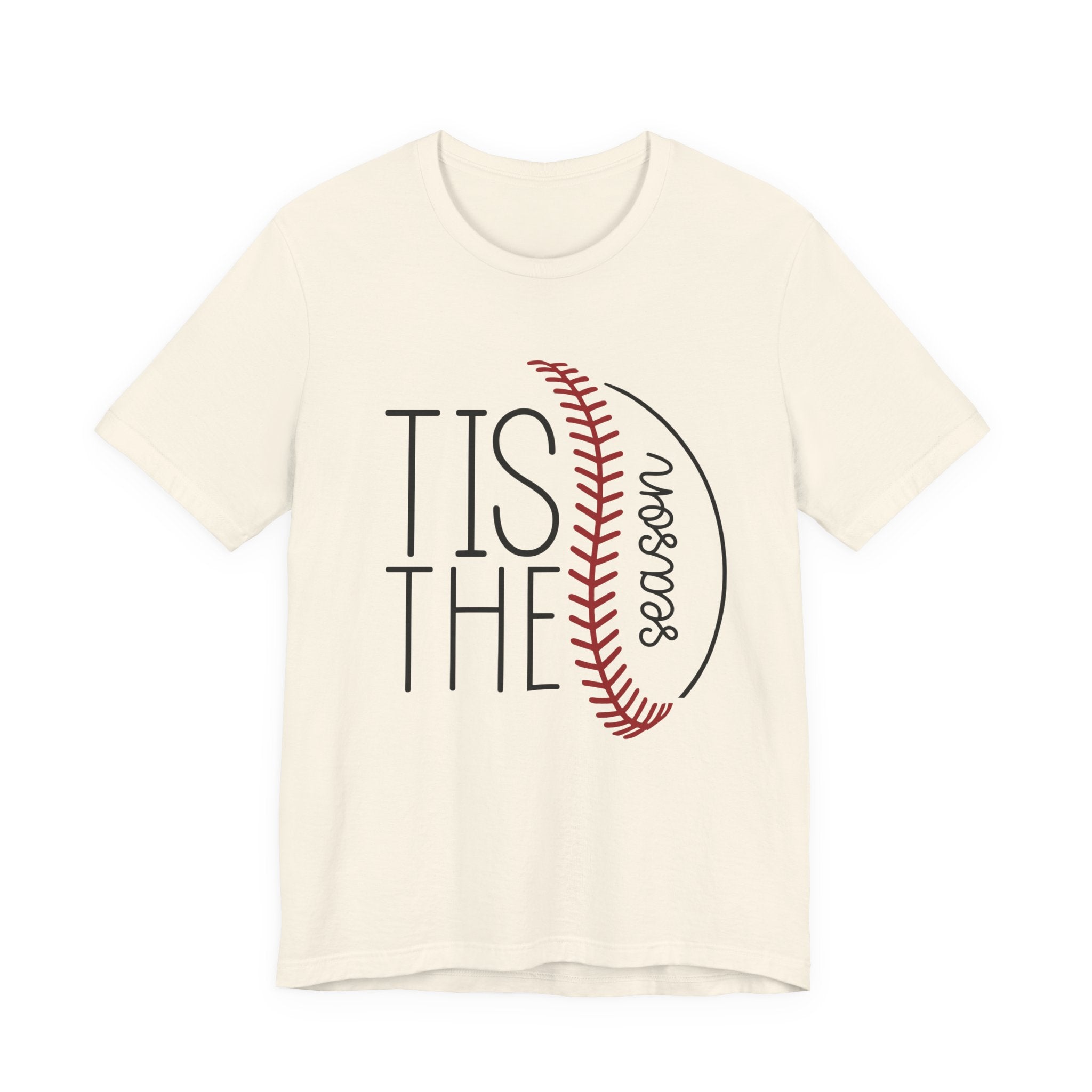 Baseball Season Tee – "Tis The Season" Graphic T-Shirt