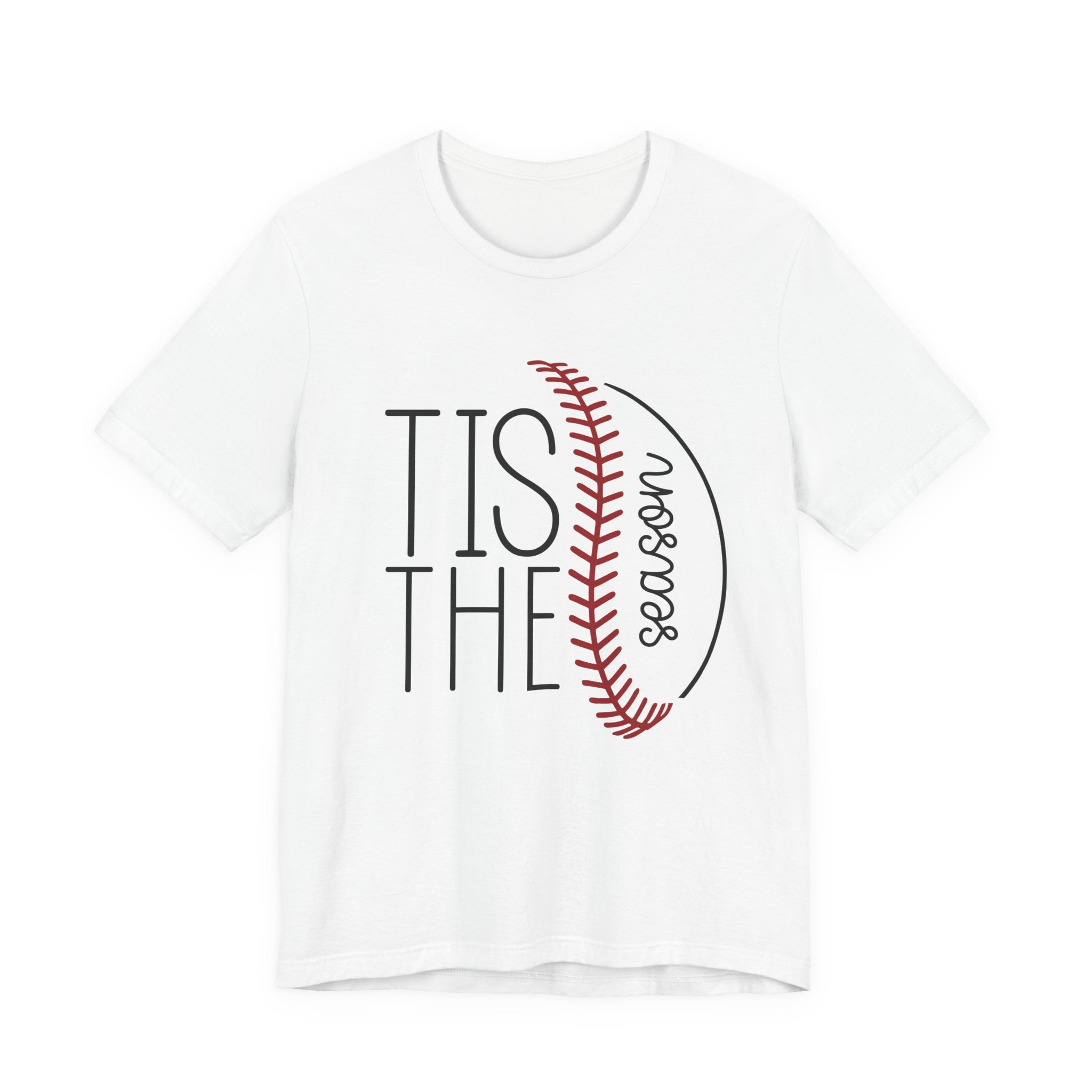 Baseball Season Tee – "Tis The Season" Graphic T-Shirt