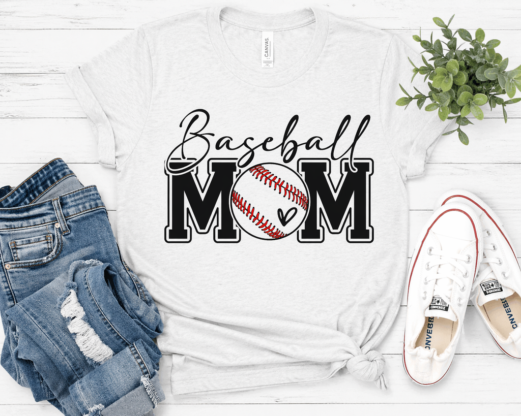 Baseball Mom Shirt, Game Day Tee, Baseball Mom T-Shirt, Sports Mom Shirt, Cute Baseball Tee, Gift for Mom, Baseball Season Shirt